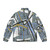 Jimmy Ernst surrealist puffer jacket featuring abstract animal and mineral art - Back
