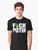 Graphic t-shirt with Ukraine flag and fist, text "Stand with Ukraine" - Men