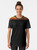 Vintage-style graphic t-shirt featuring the Rocinante spaceship from the sci-fi series The Expanse - Women