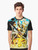 A graphic t-shirt featuring Salvador Dali's surrealist painting "Galatea of the Spheres" - Men
