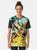 A graphic t-shirt featuring Salvador Dali's surrealist painting "Galatea of the Spheres" - Women