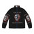 Jigsaw Saw horror fan art puffer jacket