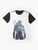 Witcher: The Wild Hunt Graphic T-Shirt featuring characters from the popular video game and Netflix series - Flat lay