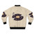 Cosmic Sound Bomber Jacket featuring space-themed design and vinyl music elements - Back