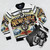 Newcastle 'Canny Toon' Football Bomber Jacket - Flat lay
