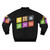 Terraforming Mars board game themed bomber jacket with a spacey, futuristic design - Back