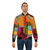 A multicolor kaleidoscope-inspired mid century bomber jacket - Lifestyle