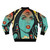 Diviniation Bomber Jacket with Psychedelic Cosmic Design - Back