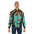 Diviniation Bomber Jacket with Psychedelic Cosmic Design - Lifestyle