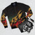 Dark Continent album cover punk rock-inspired bomber jacket - Flat lay