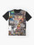 90s hip hop classics album cover graphic t-shirt - Flat lay