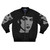 Blade Runner inspired bomber jacket with retro sci-fi design