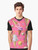Colorful graphic t-shirt featuring various ice cream designs and textures, perfect for food bloggers and ice cream lovers. - Men