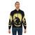 Jack Skellington and Oogie Boogie from The Nightmare Before Christmas featured on a black bomber jacket. - Lifestyle