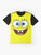 Spongebob cartoon character graphic t-shirt - Flat lay