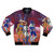 Sci-Fi Bomber Jacket with Futuristic Space-Inspired Design