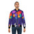 Transposed bomber jacket with a space-themed, abstract, and surrealist design - Lifestyle
