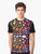 Mushroom graphic t-shirt featuring a fun and detailed illustration of various fungi - Men