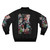 League of Villains Anime Bomber Jacket with Villain Design - Back
