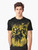 Golden deer splatter graphic design on a t-shirt, featuring characters from the Fire Emblem: Three Houses video game. - Men