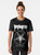 Pentagram "Relentless" graphic t-shirt featuring the iconic pentagram logo and band name, perfect for heavy metal and doom metal fans. - Women