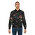 Midnight Floral Bomber Jacket - Watercolor Floral Outerwear - Lifestyle