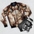 Ciri Stained Glass Bomber Jacket from The Witcher Wild Hunt - Flat lay