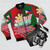 BBM Marcos 2022 Election Bomber Jacket with Philippine Flag Design - Flat lay