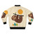 Cute and funny sloth character printed on a bomber jacket - Back