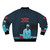 "Chernobyl Dyatlov Bomber Jacket with "Not Great, Not Terrible" Graphic" - Back