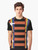 Mork and Mindy graphic t-shirt featuring the iconic character Mork, rainbow braces, hand, rocket, moon, and stars - Men