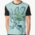Silver graphic t-shirt featuring Sonic the Hedgehog and characters from the Sonic video game franchise