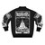 Belshazzar's Feast Heavy Metal Bomber Jacket with Apocalyptic and Biblical Imagery - Back