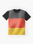 German flag graphic printed on a high-quality t-shirt - Flat lay