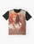 "The Fifth Element" Leeloo Dallas Multipass Graphic T-Shirt featuring the iconic character and quote from the cult sci-fi film. - Flat lay