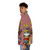 Japanese Wonder Cat Puffer Jacket featuring a cute cat design - men side left
