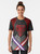 Dark warrior graphic t-shirt featuring Star Wars characters and symbols - Women