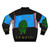 Genesis Band Bomber Jacket with Band Logo and Album Artwork - Back