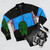 Genesis Band Bomber Jacket with Band Logo and Album Artwork - Flat lay