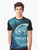 Lunar Mirror Graphic T-Shirt by Mal Makes - Men