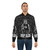 A stylish bomber jacket with a fun, "Bustin'" graphic design inspired by 80s pop songs. - Lifestyle