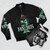 Hades II Melinoe Bomber Jacket featuring the Melinoe logo from the Hades video game - Flat lay