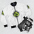 Blacktron Bomber Jacket with Lego Spaceman and Blacktron Logo - Flat lay
