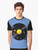 Solar System Vinyl Record Graphic T-Shirt with Planets and Retro Music Design - Men