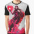 Red Magic Graphic Fantasy T-Shirt with Witch and Chaos Design