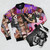 Olly Alexander Bomber Jacket with Collage Design - Flat lay