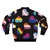 Colorful Pride Flags Hearts Bomber Jacket - Back