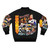 Vintage Ricky Bobby Racing Bomber Jacket with racing car and quote graphics - Back