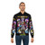 Undertale inspired bomber jacket with game characters like Frisk, Flowey, Sans, and Papyrus - Lifestyle