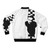Terry Hall two-tone bomber jacket - Back